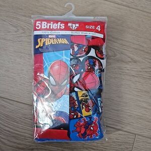 NWT Boys Spider-Man Briefs Size 4